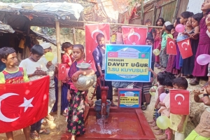 Bangladeş Arakan kampları merhum Davut Uğur su kuyusu açılış töreni