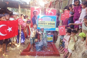 Bangladeş Arakan kampları merhum Davut Uğur su kuyusu açılış töreni