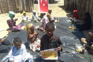 Afrika Madagaskar bölgesinde yemek degitimi yapildi