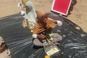 Afrika Madagaskar bölgesinde yemek degitimi yapildi