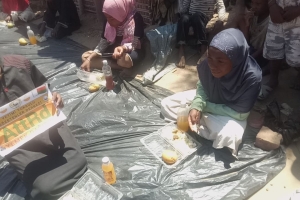 Afrika Madagaskar bölgesinde yemek degitimi yapildi