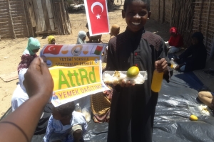 Afrika Madagaskar bölgesinde yemek degitimi yapildi