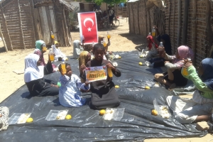 Afrika Madagaskar bölgesinde yemek degitimi yapildi