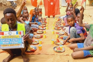 Cad ülkesinde yetim yoksul çocuklara yemek dağıtımlarumiz dev ediyor Aralık 2022