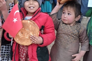 Afganistan ekmek dağıtımı Ocak 2023