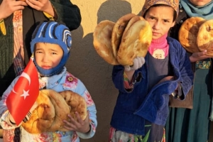 Afganistan ekmek dağıtımı Ocak 2023 