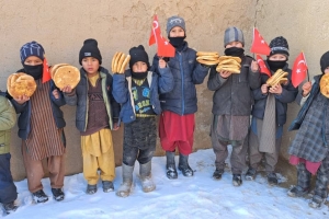 Afganistan ekmek dağıtımı Ocak 2023 