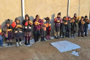 Afganistan ekmek dağıtımı Ocak 2023 