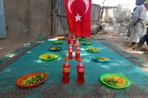 Afrika yemek dağıtım 15ı ocak 2023