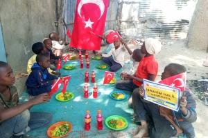 Afrika yemek dağıtım 15ı ocak 2023