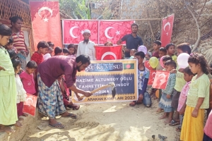 Arakan kamplarında su kuyusu açılışı 2023