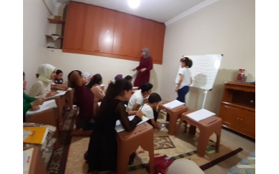 Yaz Kur'an kursumuz başladı.