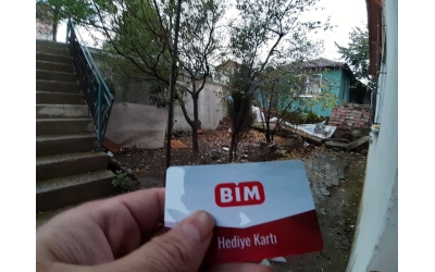 Market kartı makina ve zekat dağıtım yapıldı 