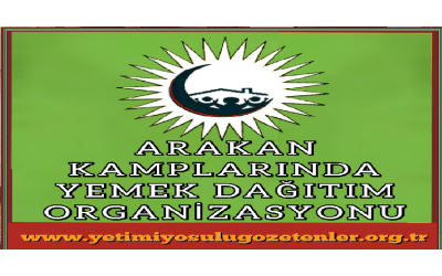 Yemek dağıtımı Arakan Bangladeş