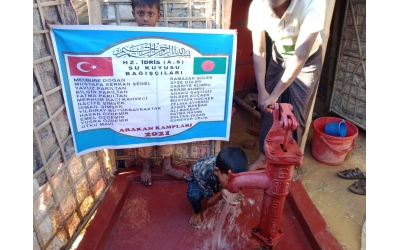 Hz.İdris (a.s) Su kuyusu Açılışı Arakan kampları