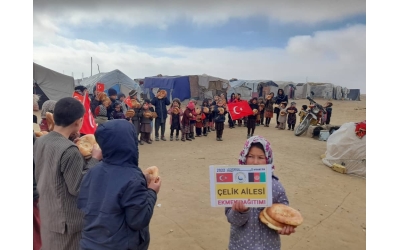 Afganistan çadırlar bölgesinde ekmek dağıtımı yaptık 2022