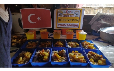 Afrika Madagaskar ülkesinde yemek dağıtımı 2022