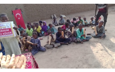 Afrika Nijer ekmek dağıtımı Ramazan 2022