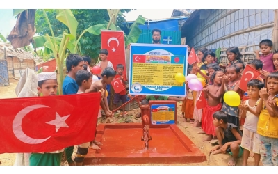 Arakan kamplarında Hz İbrahim Aleyhisselam su kuyusunun açılışını yaptık Ağustos 2022 