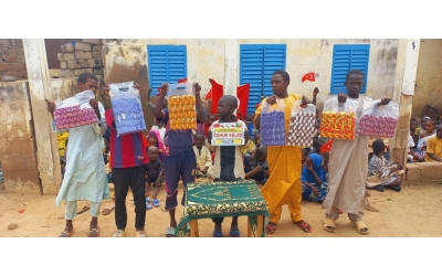 Bisküvi dağıtımlarimiz devam ediyor Afrika Benin Eylül 2022 