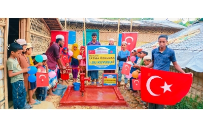 Merhume FATMA Õzbudak su kuyusu açılışınıi yaptık ARAKAN KAMPLARI Ekim 2022