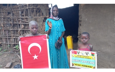 Afrika Uganda Adak kurbanı kesimi Aralık 2022 