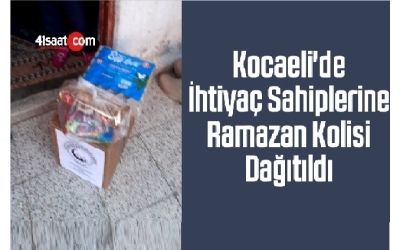 Kocaeli’de İhtiyaç Sahiplerine Ramazan Kolisi Dağıtıldı
