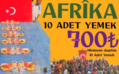 AFRİKA YEMEK DAĞITIMI