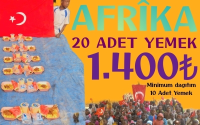 AFRİKA YEMEK 20 KİŞİLİK