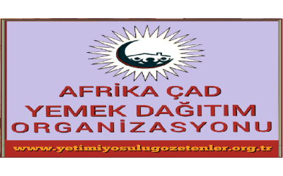Afrika Çad yemek dağıtımı