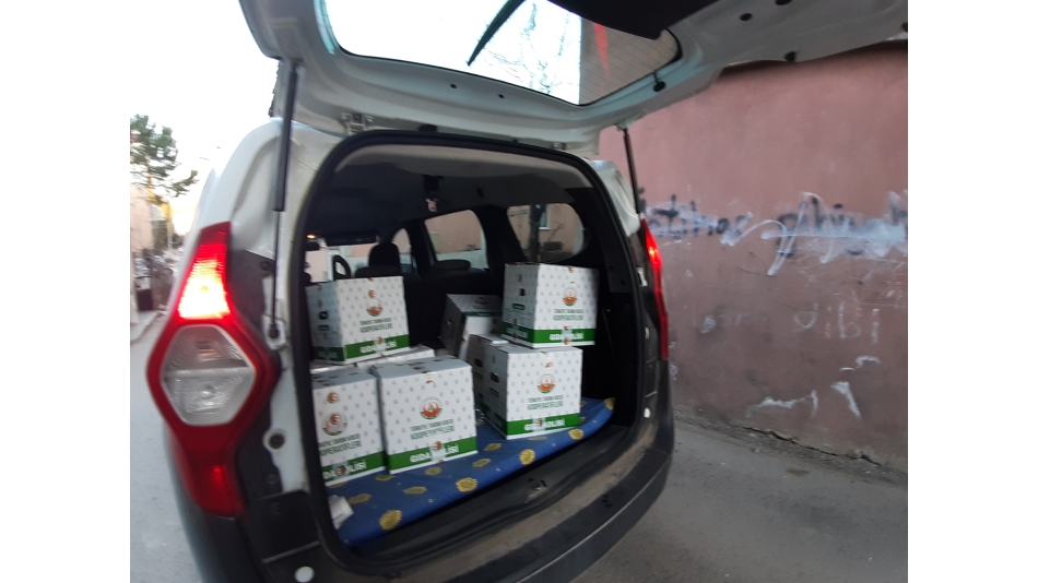 Ramazan gıda kolisi ve market kartı dağıtımlarımiz devam ediyor