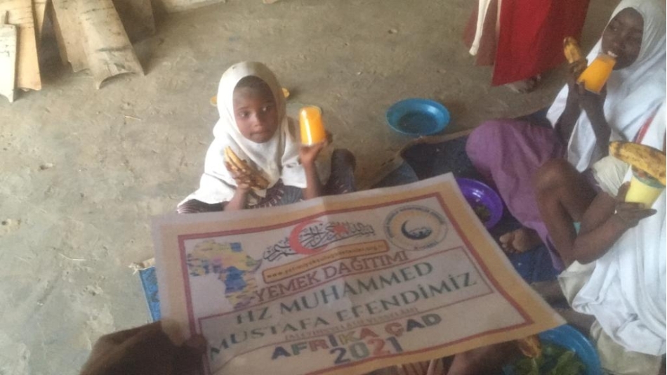 Peygamber efendimiz adına yemek dağıtımı Afriak Çad 2021