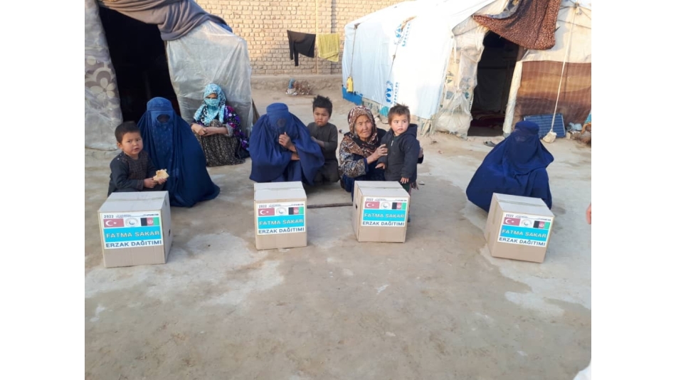 Afganistan erzak dağıtımı 2022