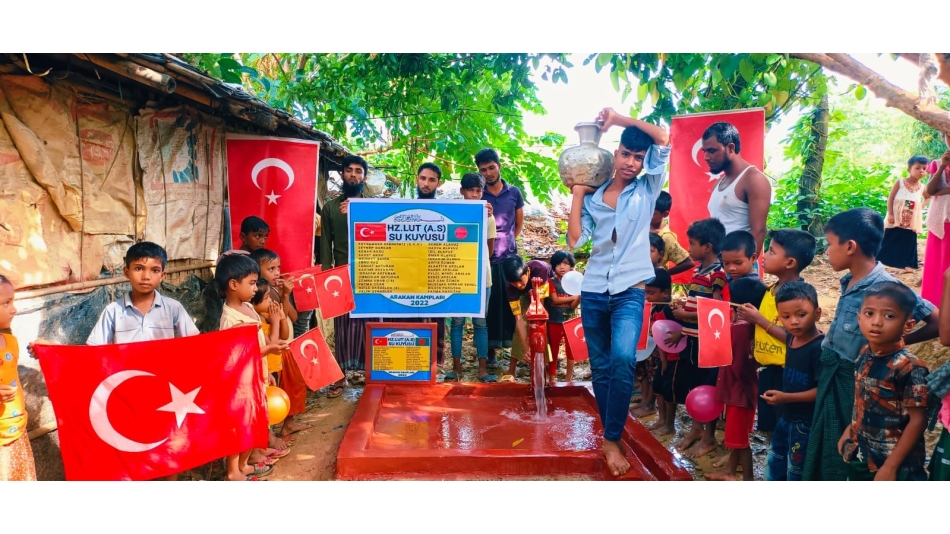 Hz.LUT a.s. Su kuyusu açılışını yaptık Eylül 2022 Yetimi yoksulu gozetenler derneği 