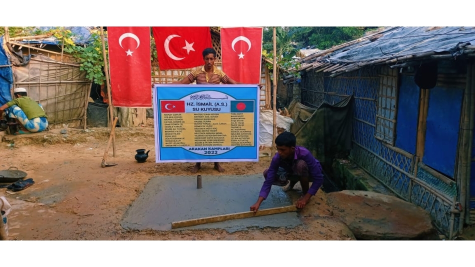 Arakan kampları Hz İsmail Aleyhisselam su kuyusu yapimj çalışması Kasım 2022