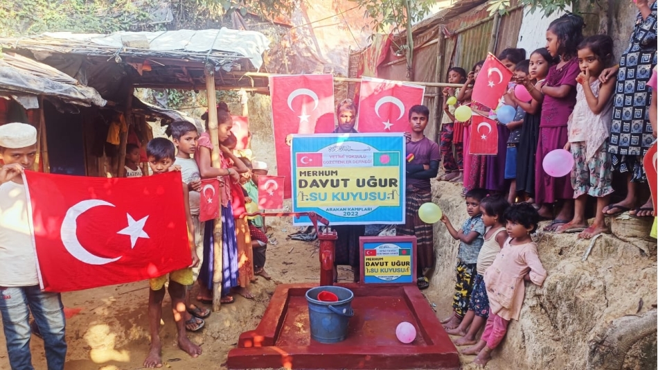 Bangladeş Arakan kampları merhum Davut Uğur su kuyusu açılış töreni