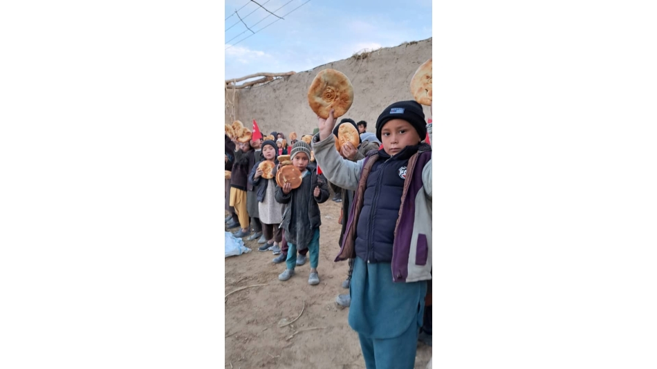 Afganistan ekmek dağıtımı Ocak 2023