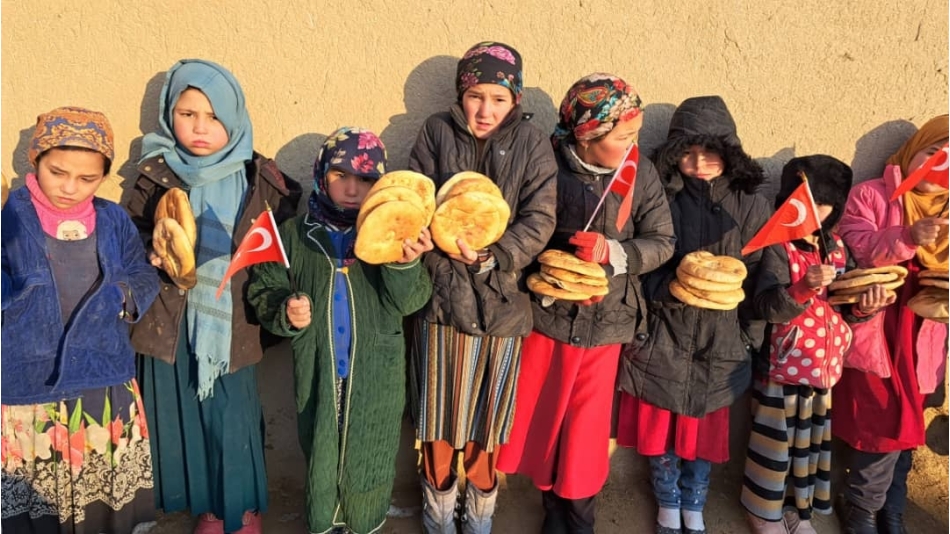 Afganistan ekmek dağıtımı Ocak 2023 
